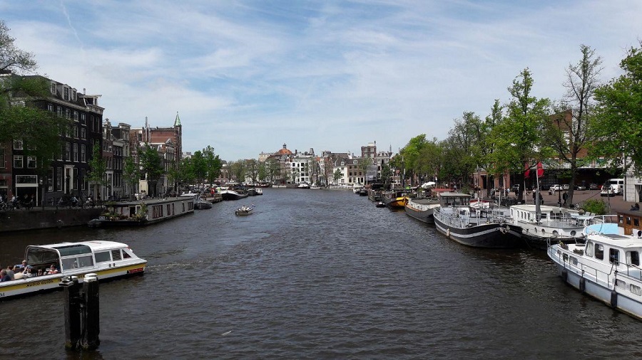 Амстердам фото каналов