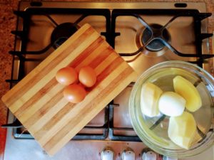 фриттата с картофелем