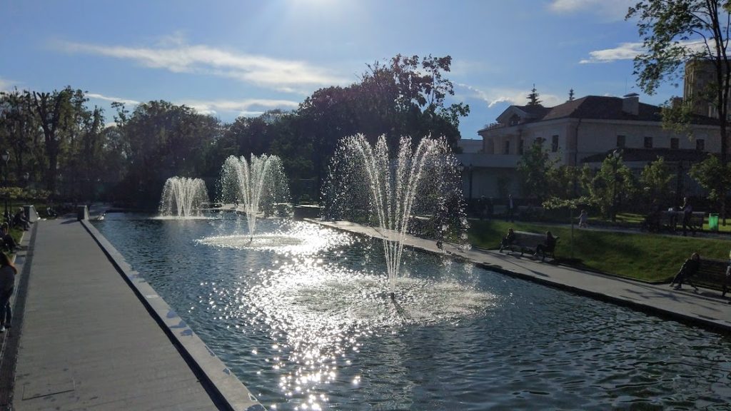 парк Шевченко фонтан