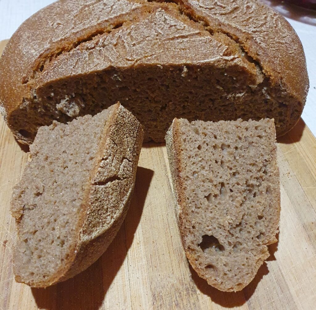 ржаной хлеб в духовке