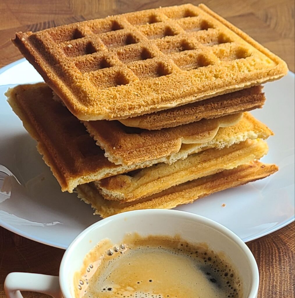 хрусткі вафлі у вафельниці рецепт