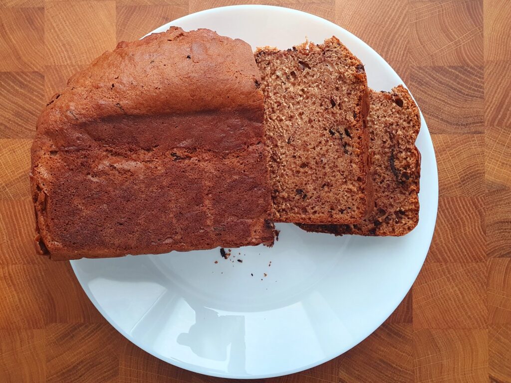 банановий хліб з шоколадом