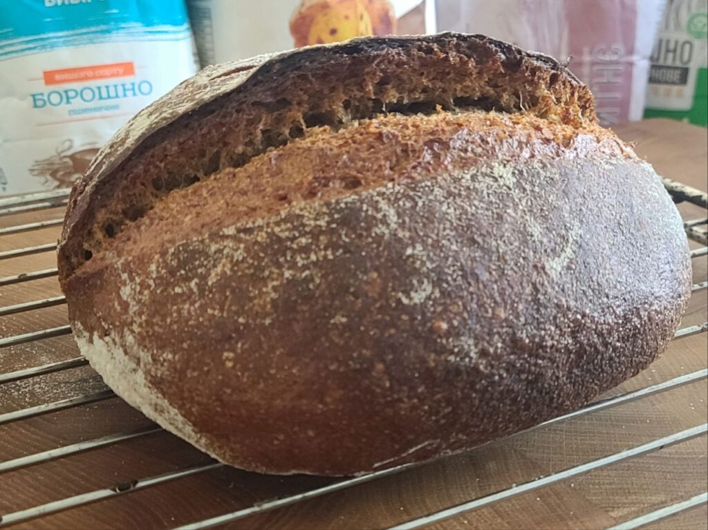 житньо-пшеничний хліб на заквасці