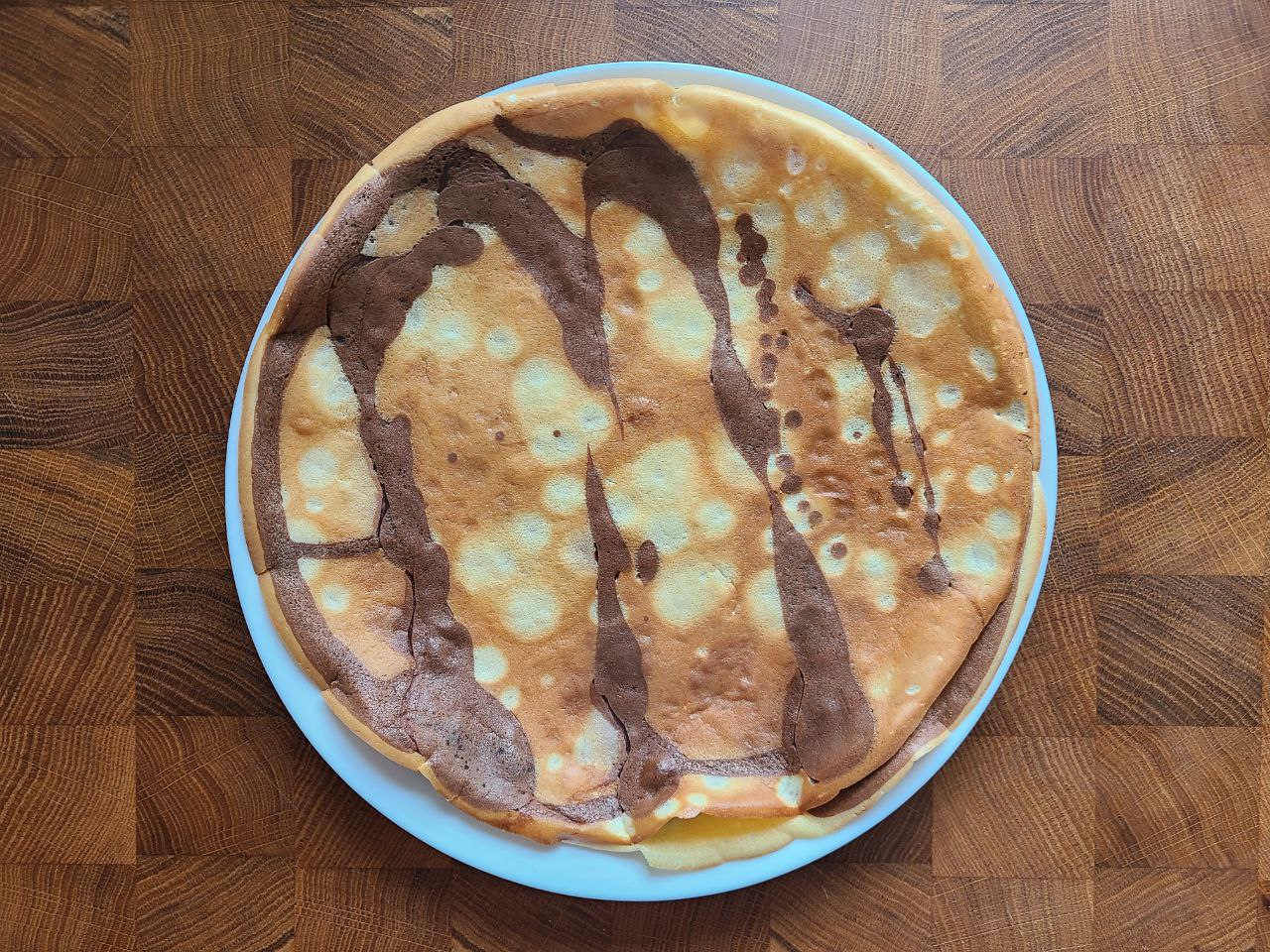 млинці зебра рецепт